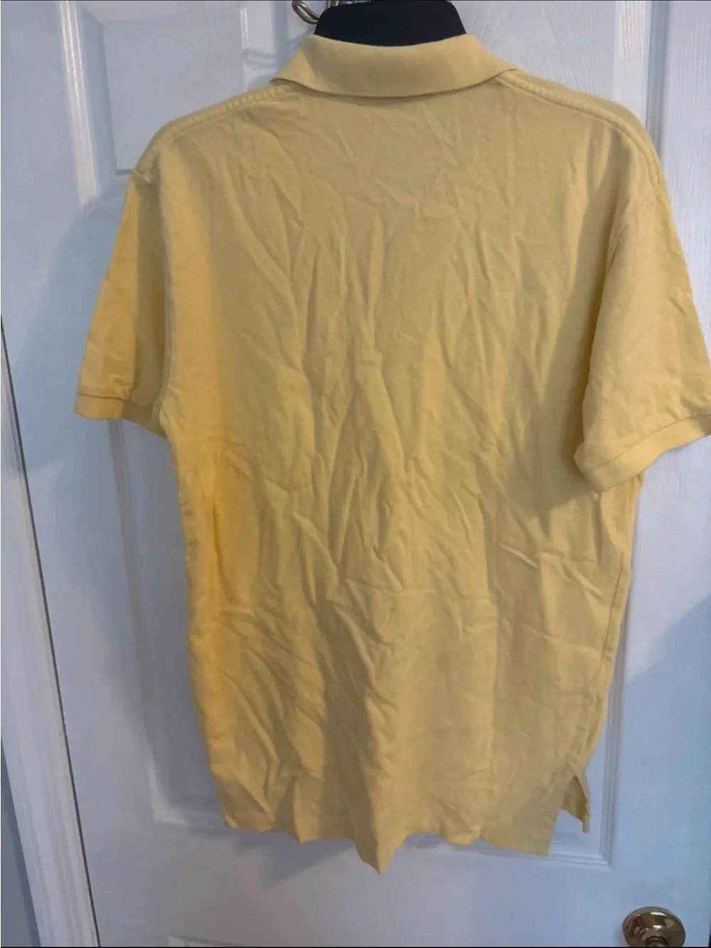 Ralph Lauren Men's Short Sleeve Polo in Yellow with Navy Pony